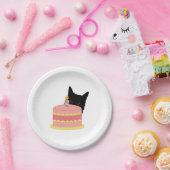 Cat Liebe Cake Pappteller (Party)