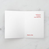 Cat Liebe Denken Sie an Ihre Karte (Innenseite)