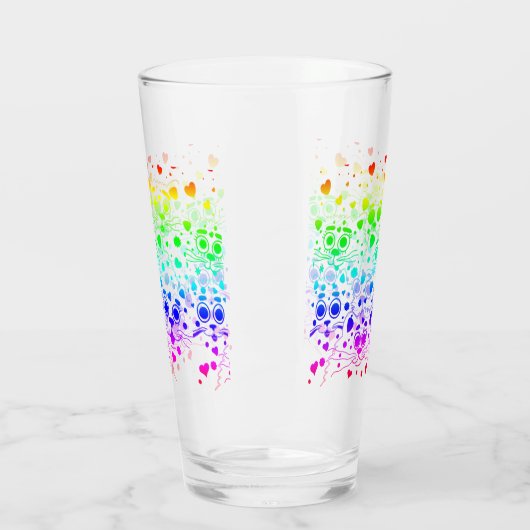 Cat-Liebe Glas (Links)