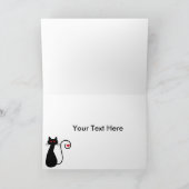 Cat Liebe Grußkarte Karte (Innenseite)