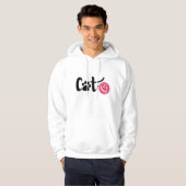 Cat Liebe Hoodie - Niedlich und Minimalistisch Des (Vorne ganz)