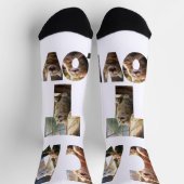 Cat Liebe I Cut Out Fotos Socken (Oben)