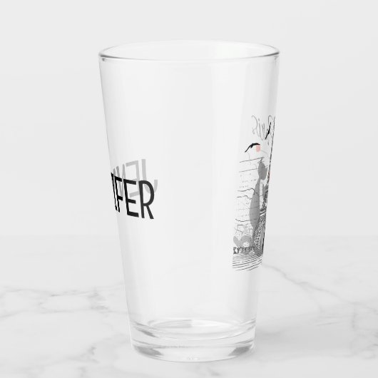 Cat Liebe in Paris Glas (Rechts)