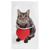 Cat-Liebe Kleine Geschenktüte (Rückseite)