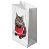 Cat-Liebe Kleine Geschenktüte (Vorderseite Schrägansicht)