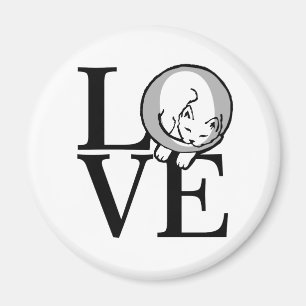 Cat-Liebe Klicken Sie auf Hintergrundfarbe anpasse Magnet