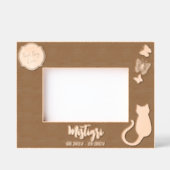 Cat Liebe Memorial Geätzte Rahmen (Vorderseite)