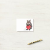 Cat-Liebe Post-it Klebezettel (Auf Schreibtisch)