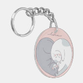 Cat Liebe Schlüsselanhänger (Vorderseite links)