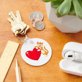 Cat Liebe Schlüsselanhänger