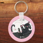 Cat-Liebe Schlüsselanhänger (Vorderseite)