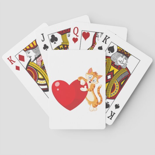 Cat-Liebe Spielkarten (Rückseite)