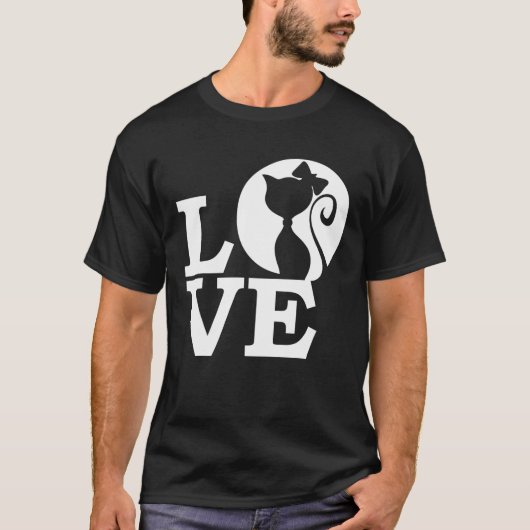 Cat-Liebe T-Shirt (Vorderseite)