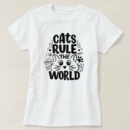 Cat Liebe T - Shirt (Design vorne)