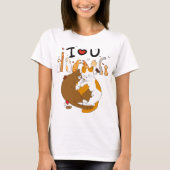 Cat Liebe T - Shirt (Vorderseite)