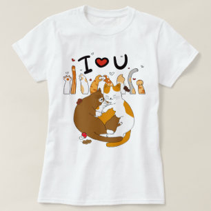 Cat-Liebe T-Shirt