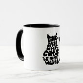 Cat Liebe Tasse (Vorderseite Links)