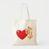 Cat Liebe Tote Bag Tragetasche (Vorne)