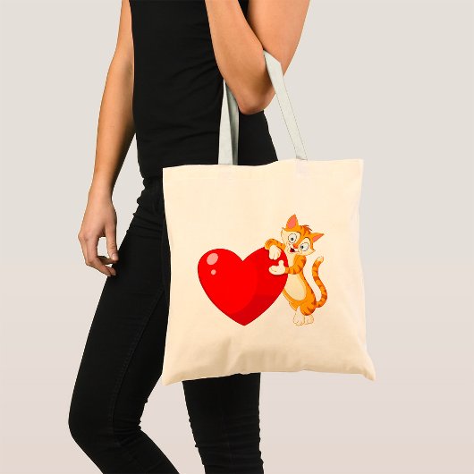 Cat Liebe Tote Bag Tragetasche