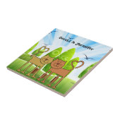 Cat Liebe Trivet/Fliesenvorlage, fertig zum Anpass Fliese (Seite)