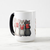 Cat-Liebe Verwandlungstasse (Vorderseite Links)