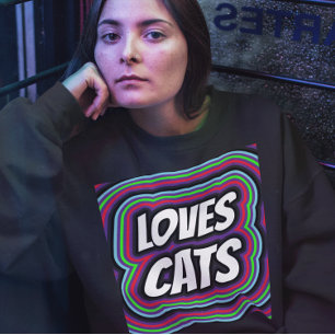 CAT-LIEBEN RETRO CAT-T - SHIRT