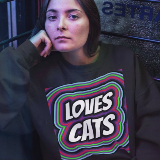 CAT-LIEBEN RETRO CAT-T - SHIRT