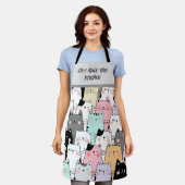 Cat Liebhaber Feline Spaß Küche Schürze (Getragen)