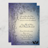 Cat Liebhaber Hochzeit Einladung (Vorne/Hinten)