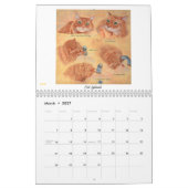 Cat Life 2026 Calendar Kalender (Mär 2027)