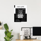CAT LIFE-Magazin Poster (Heimbüro)