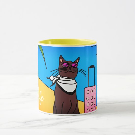 "Cat Life" Tasse (Zentrum)