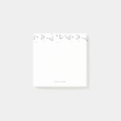 Cat Line Art Post-it Notes Klebezettel (Vorderseite)