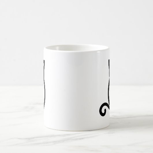 Cat Line-Tasse Kaffeetasse (Mittel)