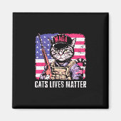 Cat Lives Magnet (Vorne)