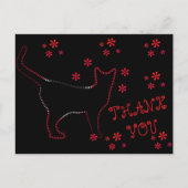 CAT LLINE ART POSTKARTE (Vorderseite)