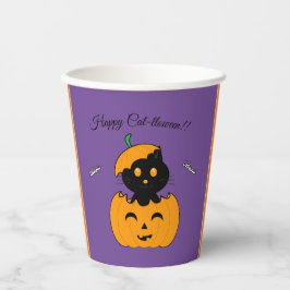 Cat-lloween Paper cup Pappbecher
