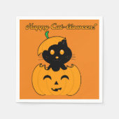 Cat-lloween serviette (Vorderseite)