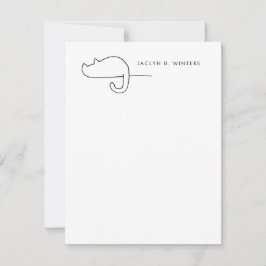 Cat Loaf | Cat Lover Personalisiert Mitteilungskarte