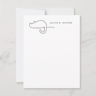 Cat Loaf | Cat Lover Personalisiert Mitteilungskarte