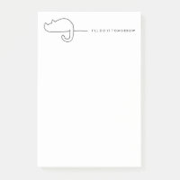 Cat Loaf Sketch Procrastinator Portrait Notepad