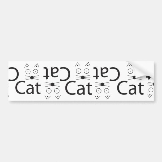 CAT-Logo Autoaufkleber (Vorne)