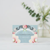 Cat Logo Business Cards Visitenkarte (Stehend Vorderseite)