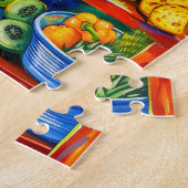 Cat Looking Out Kitchenfenster Puzzle (Seite)