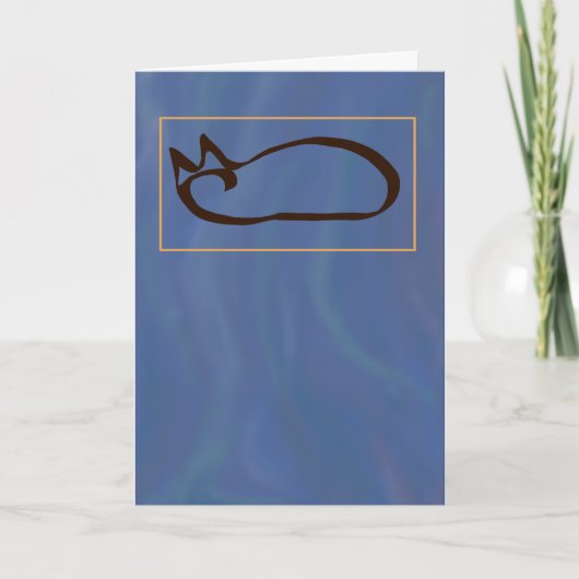 Cat Loss Condolence Card Karte (Vorderseite)
