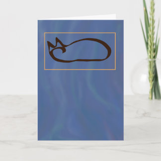 Cat Loss Condolence Card Karte