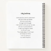 Cat Loss Memorial Memory Photo Poem Journal Notizblock (Rückseite)