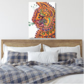 Cat, Louis Wain Leinwanddruck (Insitu (Schlafzimmer))