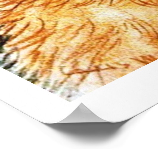 Cat, Louis Wain Poster (Ecke)