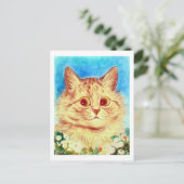 Cat, Louis Wain Postkarte (Stehend Vorderseite)